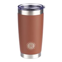 Righteous Man Proverbs 20-7 Brown Christian Travel Mug for Men