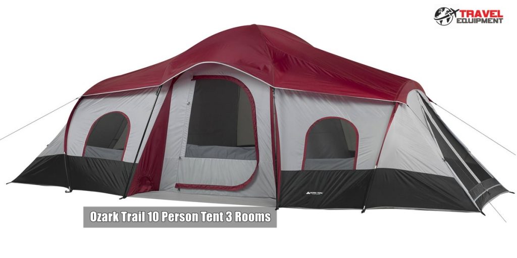 Ozark Trail 10 Person Tent 3 Rooms
